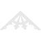 Ekena Millwork Pitch Riley Architectural Grade PVC Gable Pediment, 48"W x 22"H x 1"P (11/12) GPP048X022X100RIL - alternate 5